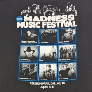 Madness Music Festival Dallas, TX April 4-6, 2016 Vintage Concert Tee XL